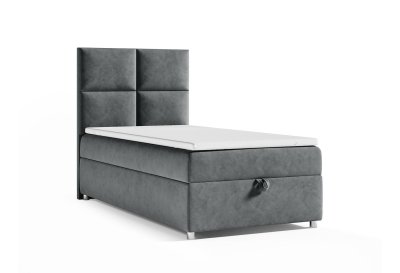 Pojedyncze łóżko kontynentalne SINGIEL K-2 70x200 z pojemnikiem