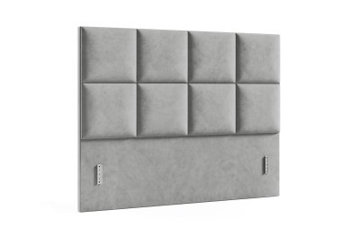 Zestaw łóżko kontynentalne z tapicerowanym przodem 160x200 K-2 z topperem