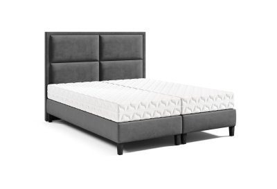 Zestaw podwójne łóżko K-11 z materacem z KARO PREMIUM 140x200