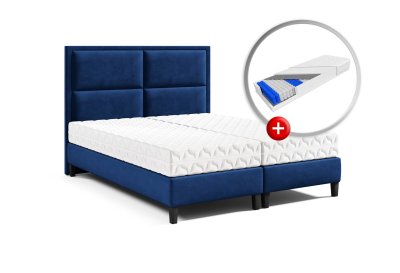 Zestaw podwójne łóżko K-11 z materacem z KARO PREMIUM 180x200