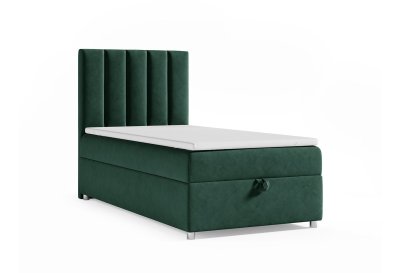 Pojedyncze łóżko kontynentalne SINGIEL 80x200 z wezgłowiem K-10