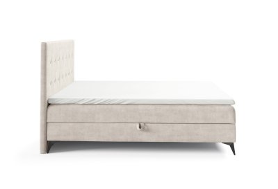 Łóżko tapicerowane 180x200 z zagłówkiem K-15 SLIM na metalowych nogach