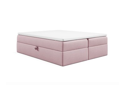 Minimalistyczne łóżko kontynentalne bez wezgłowia 200x200