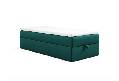 Łóżko kontynentalne boxspring SINGIEL bez zagłówka 100x200