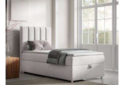 Pojedyncze łóżko kontynentalne SINGIEL K-10 z pojemnikiem