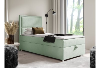 Pojedyncze łóżko kontynentalne SINGIEL K-11 z pojemnikiem