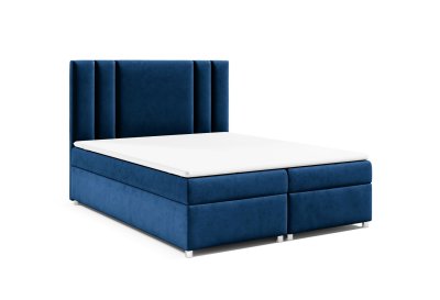 Łóżko K-8 typu boxspring z materacem i zagłówkiem 200x200