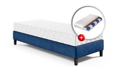 Podstawa / łączone łóżko hotelowe BAZA z materacem KARO 70x200