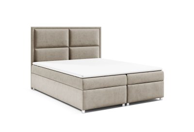 Nowoczesne łóżko kontynentalne K-11 do sypialni 140x200