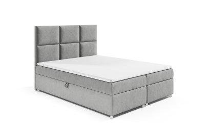 Zestaw łóżko kontynentalne 160x200 K-13 z materacem nawierzchniowym